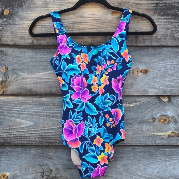 Lands' End Other - Vintage Lands' End Women's Floral One Piece Swim 6